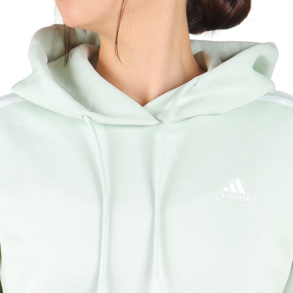 アディダス（adidas）（レディース）エッセンシャルズ プラス スリーストライプス フレンチテリーパーカー KVF82-JF1410★★★