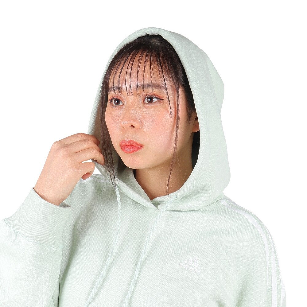 アディダス（adidas）（レディース）エッセンシャルズ プラス スリーストライプス フレンチテリーパーカー KVF82-JF1410★★★
