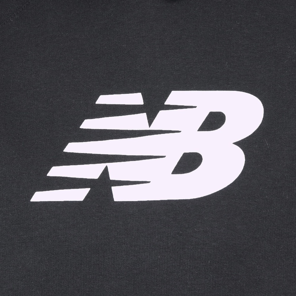 ニューバランス（new balance）（レディース）Sport フリース ロゴ フーディ 裏起毛 WT43524BK
