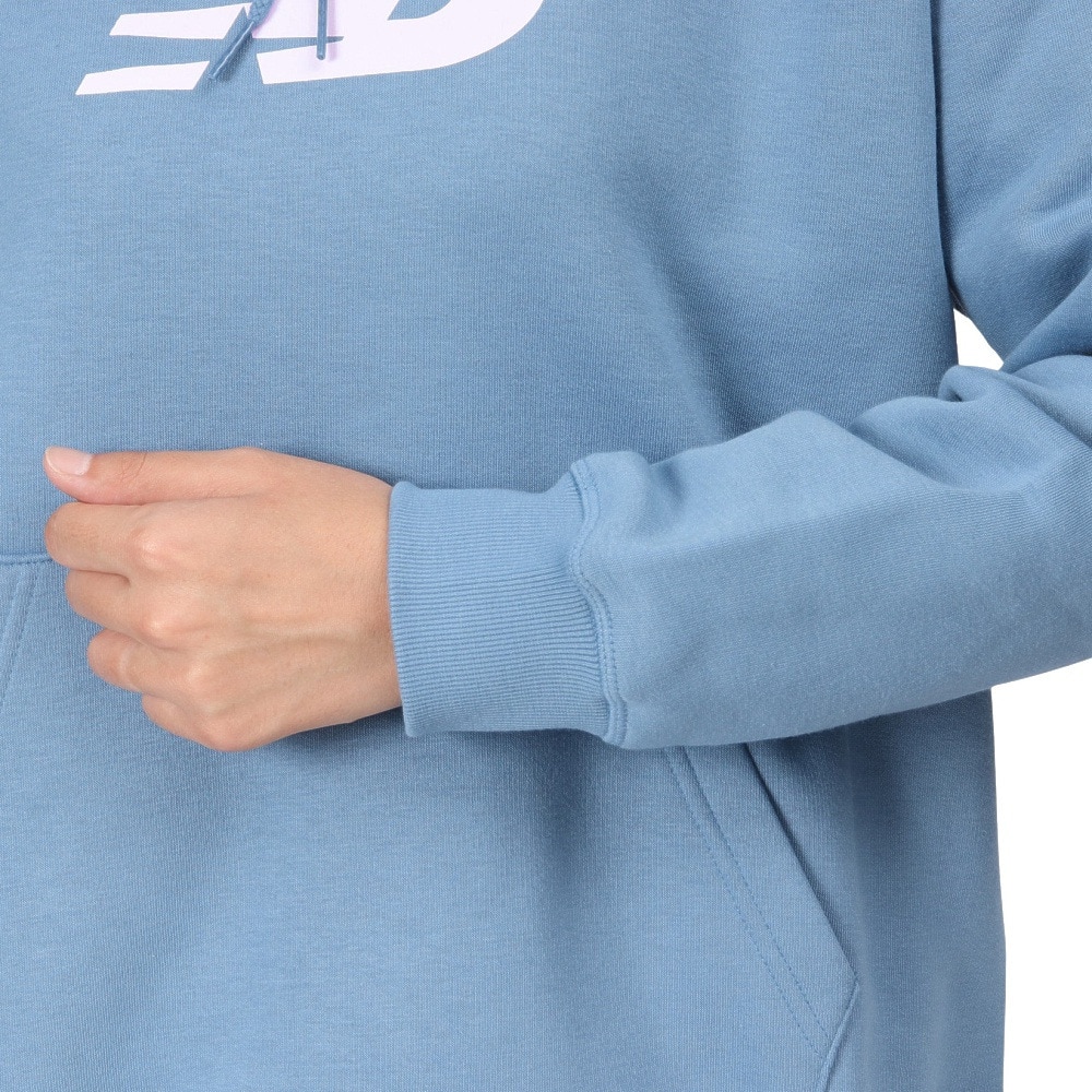 ニューバランス（new balance）（レディース）Sport フリース ロゴ フーディ 裏起毛 WT43524HEB