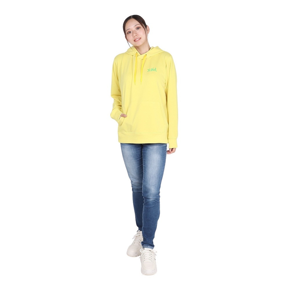 エックスガール（X-gir）（レディース）HOODIE スウェットシャツ 158246012002-YELLOW