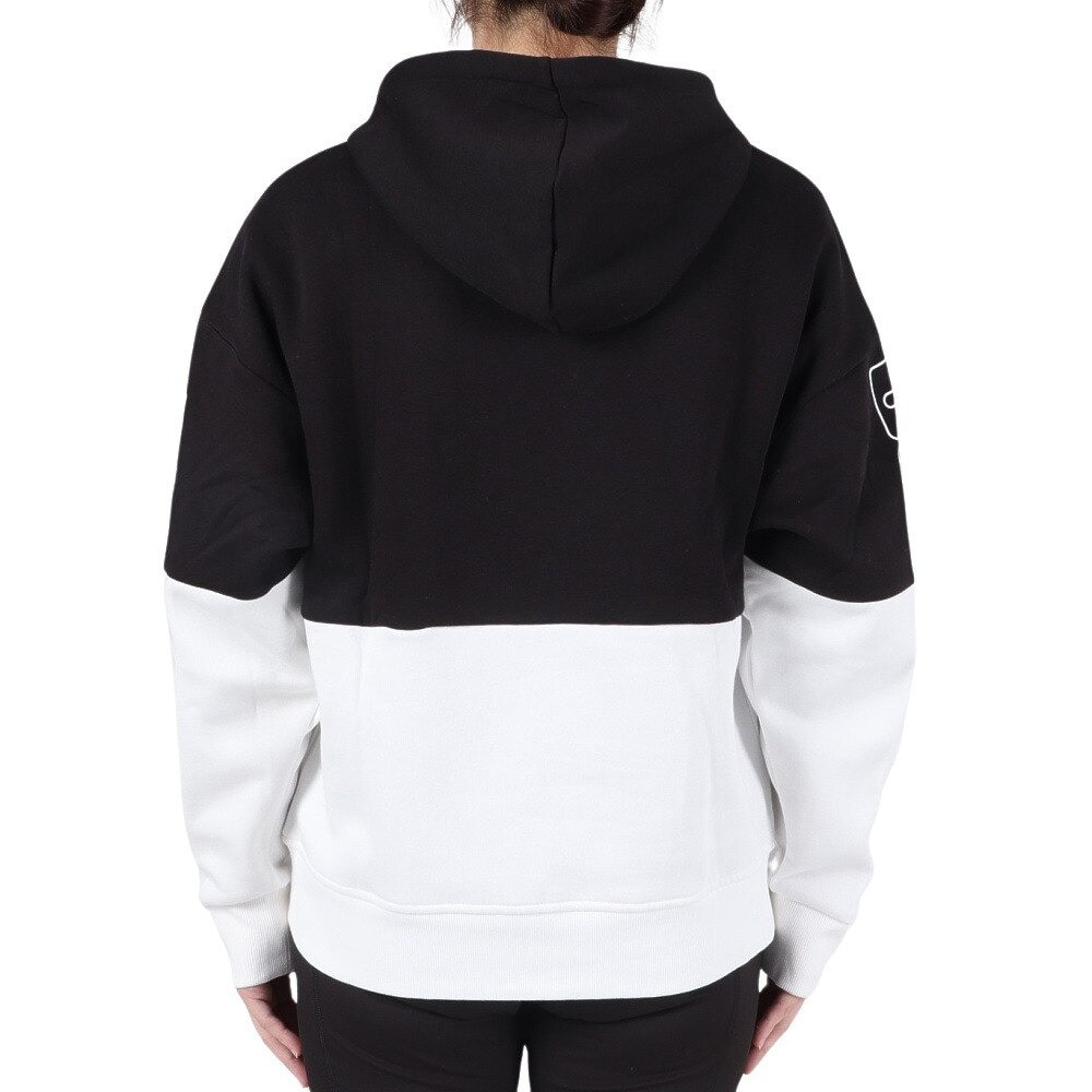 プーマ（PUMA）（レディース）パーカー レディース PUMA POWER カラーブロック  裏起毛 678408 01 BLK