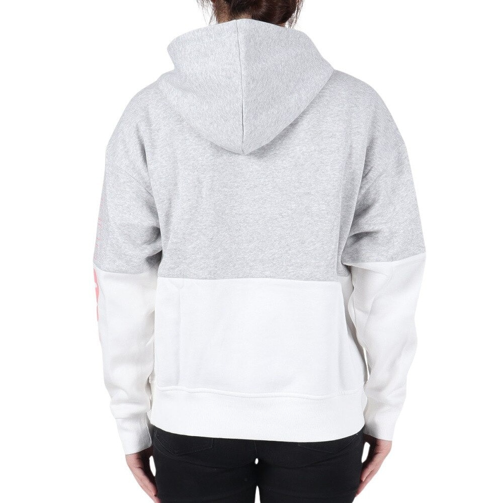 プーマ（PUMA）（レディース）PUMA POWER カラーブロック フーディー 678408 04 LGRY