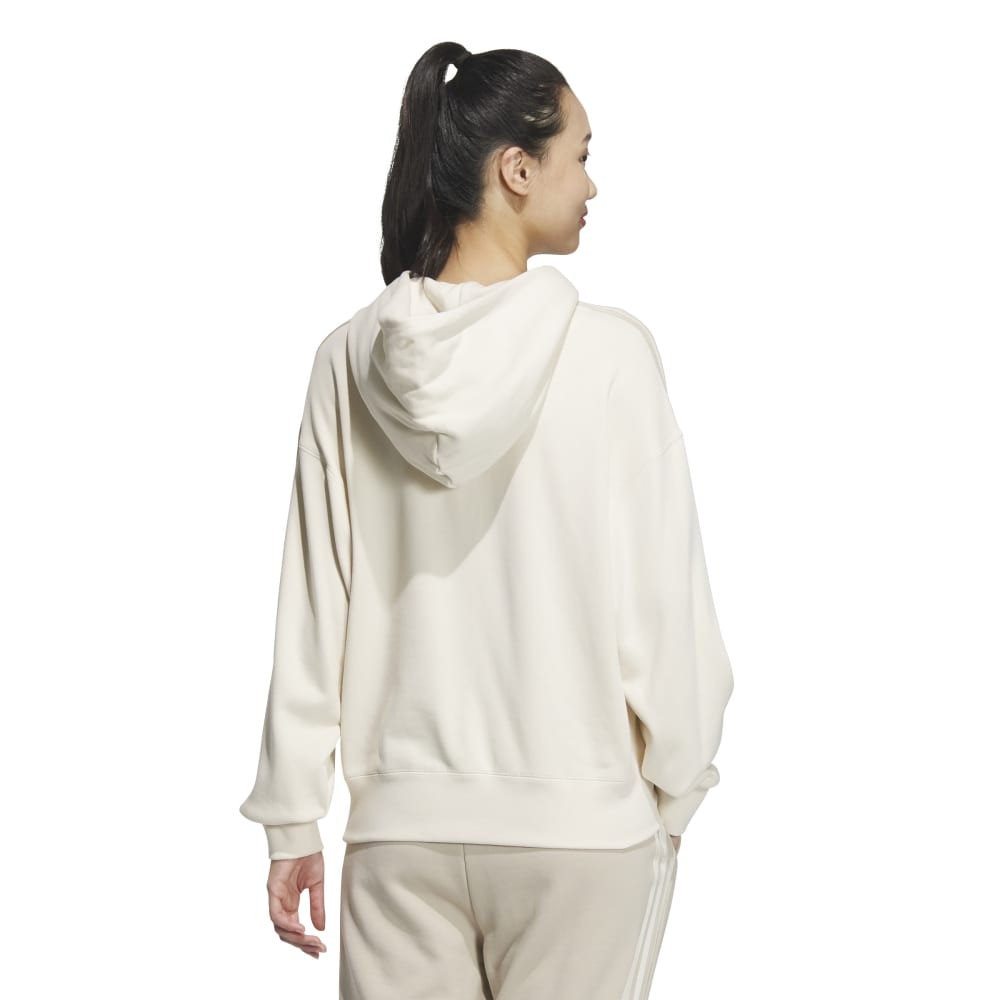 アディダス（adidas）（レディース）エッセンシャルズ プラス スリーストライプス フレンチテリー パーカー JUP40-JW4484