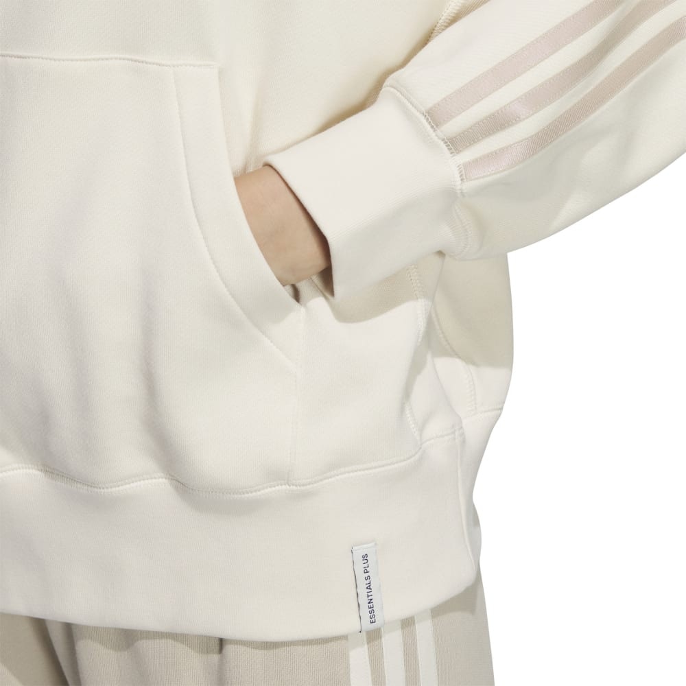 アディダス（adidas）（レディース）エッセンシャルズ プラス スリーストライプス フレンチテリー パーカー JUP40-JW4484