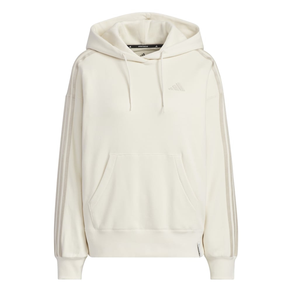 アディダス（adidas）（レディース）エッセンシャルズ プラス スリーストライプス フレンチテリー パーカー JUP40-JW4484