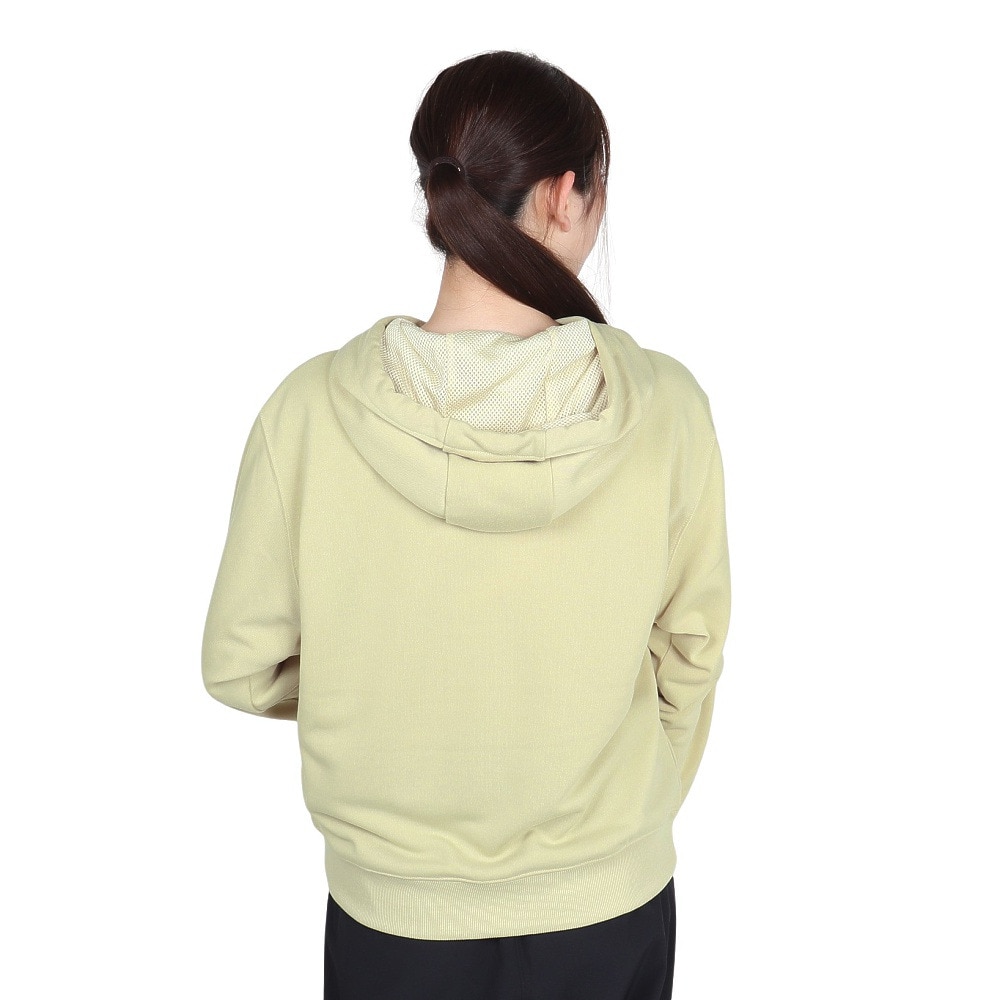 エックスガール（X-gir）（レディース）ショート フーディ スウェットシャツ 155251012002-LT YELLOW
