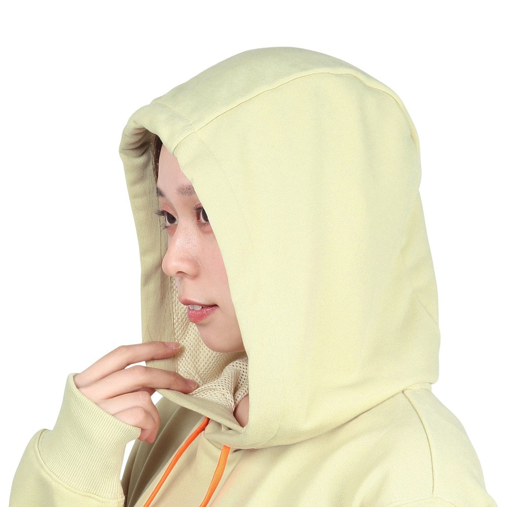 エックスガール（X-gir）（レディース）ショート フーディ スウェットシャツ 155251012002-LT YELLOW