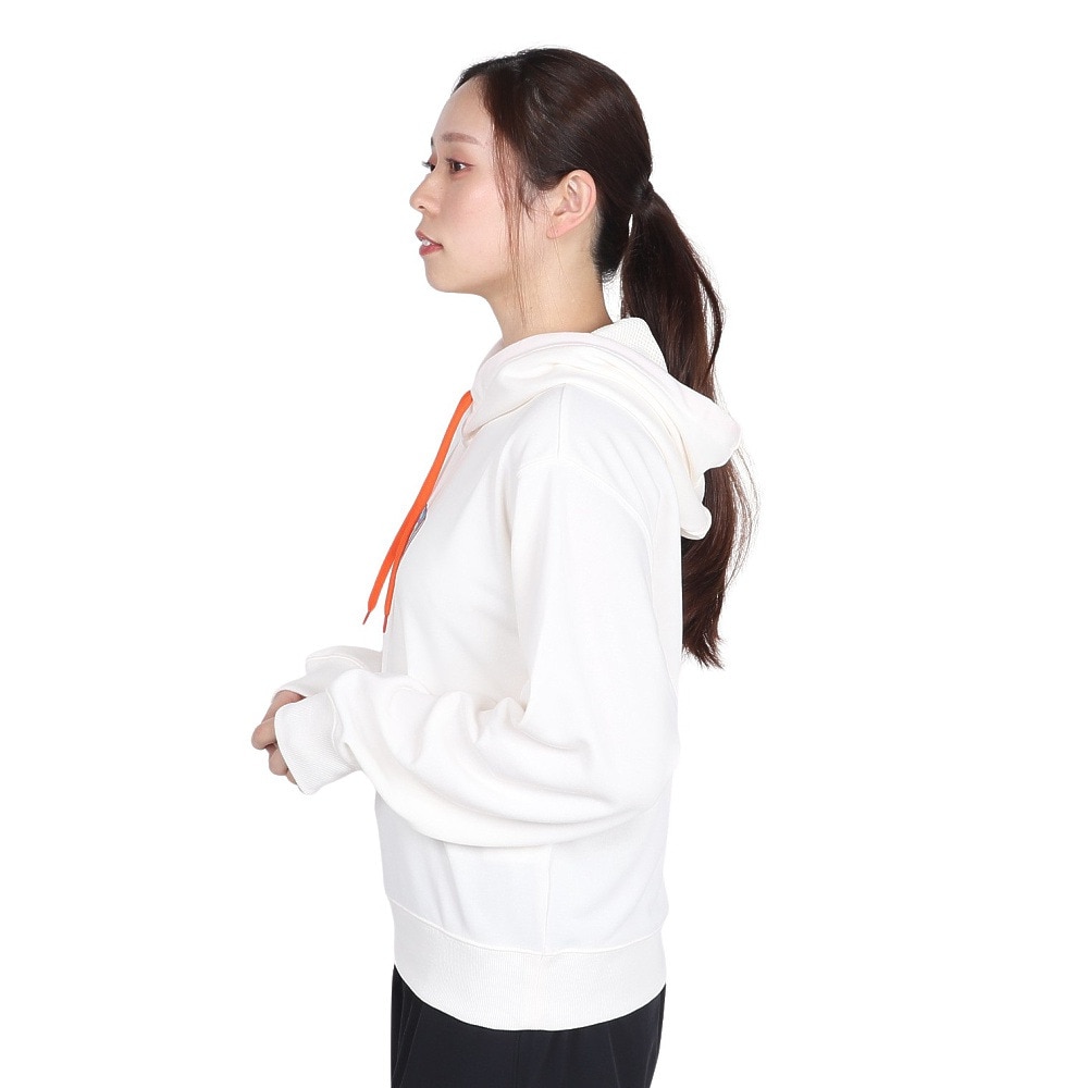 エックスガール（X-gir）（レディース）ショート フーディ スウェットシャツ 155251012002-WHITE