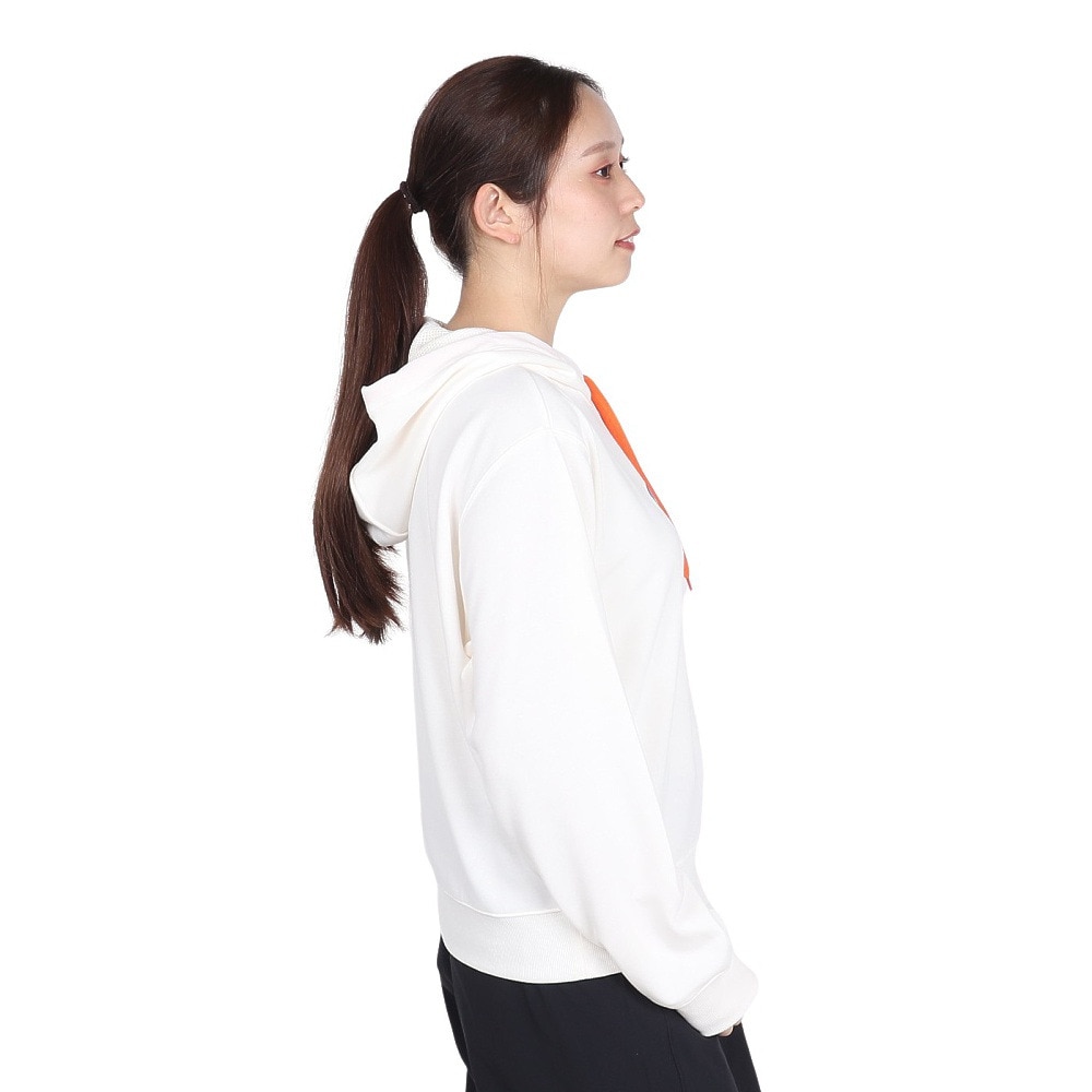 エックスガール（X-gir）（レディース）ショート フーディ スウェットシャツ 155251012002-WHITE