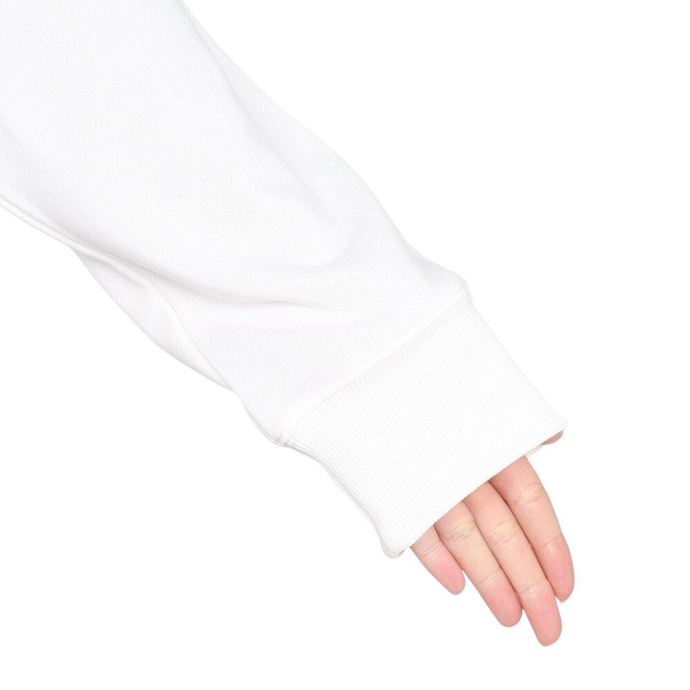 エックスガール（X-gir）（レディース）ショート フーディ スウェットシャツ 155251012002-WHITE