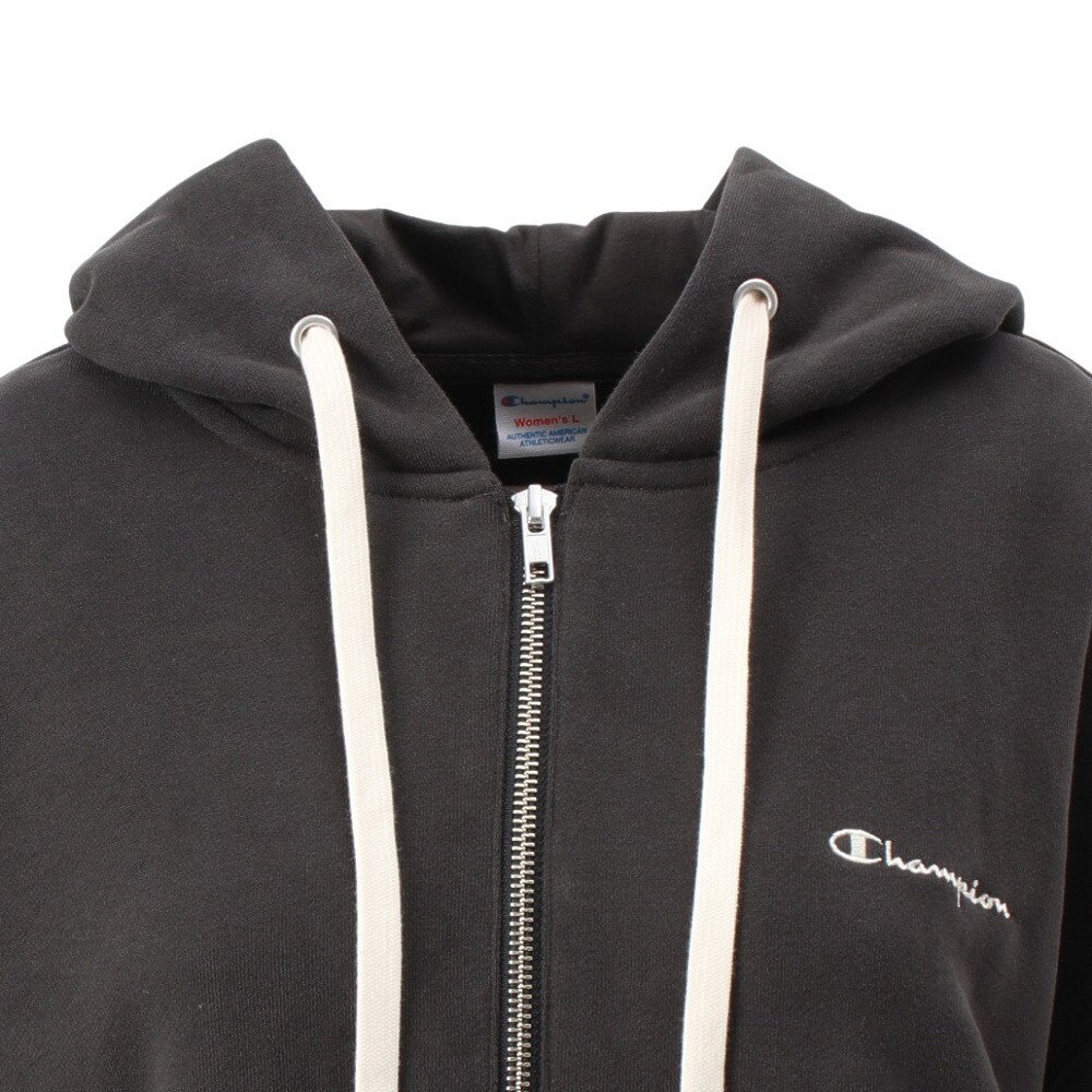 チャンピオン-ヘリテイジ（CHAMPION-HERITAGE）（レディース）リラックス ハーフジップ フーデッドスウェットシャツ CW-B101 055