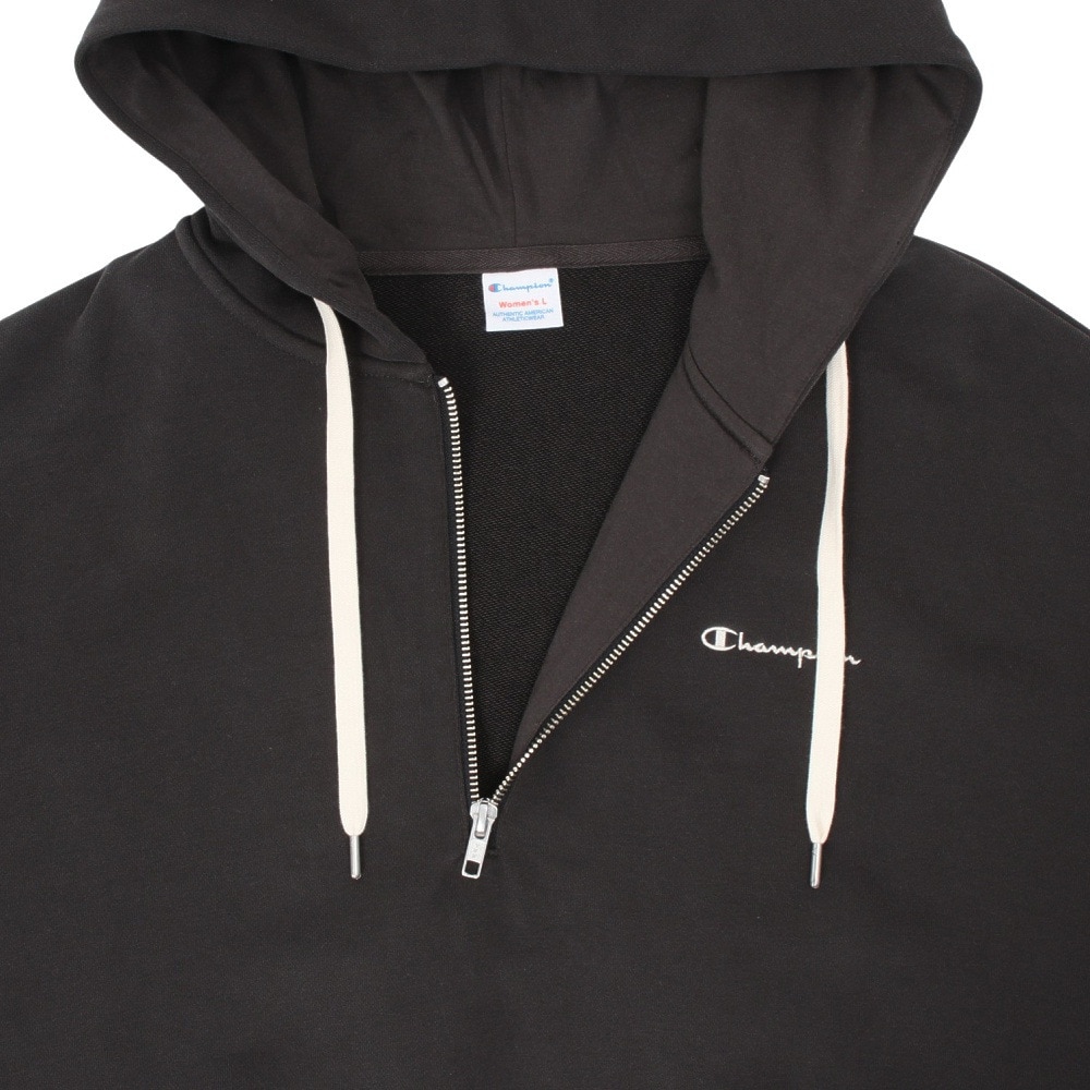 チャンピオン-ヘリテイジ（CHAMPION-HERITAGE）（レディース）リラックス ハーフジップ フーデッドスウェットシャツ CW-B101 055