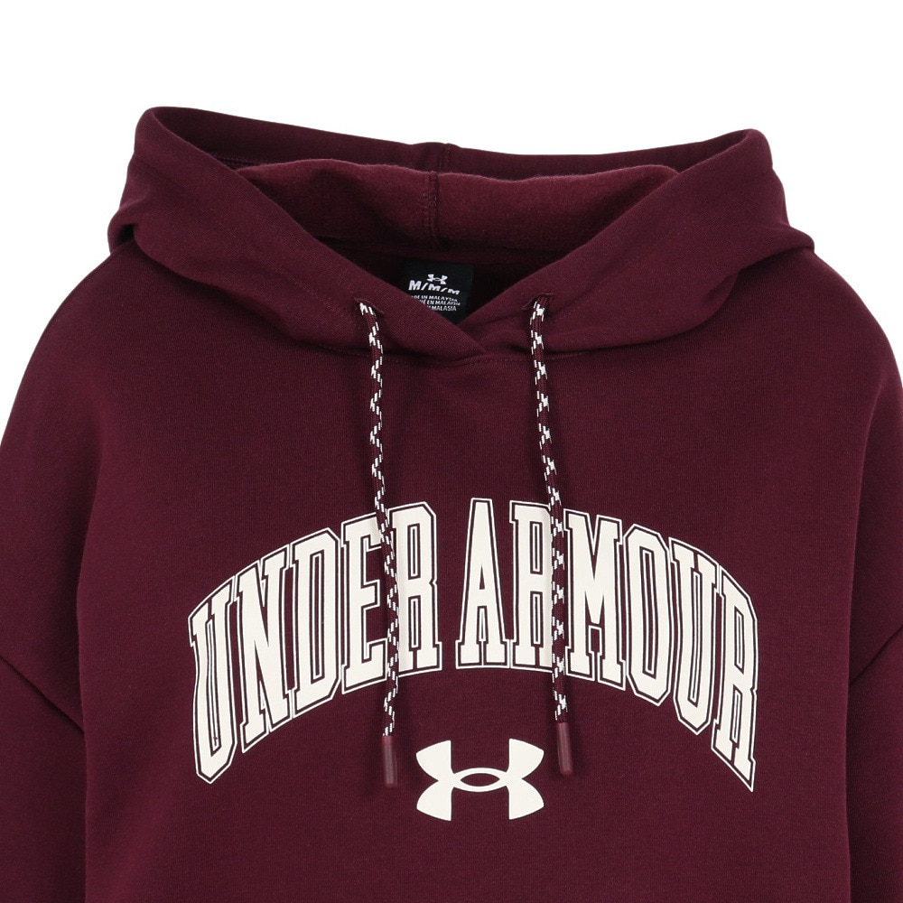 アンダーアーマー（UNDER ARMOUR）（レディース）ライバルフリース グラフィック プルオーバー フーディ 6007712 600