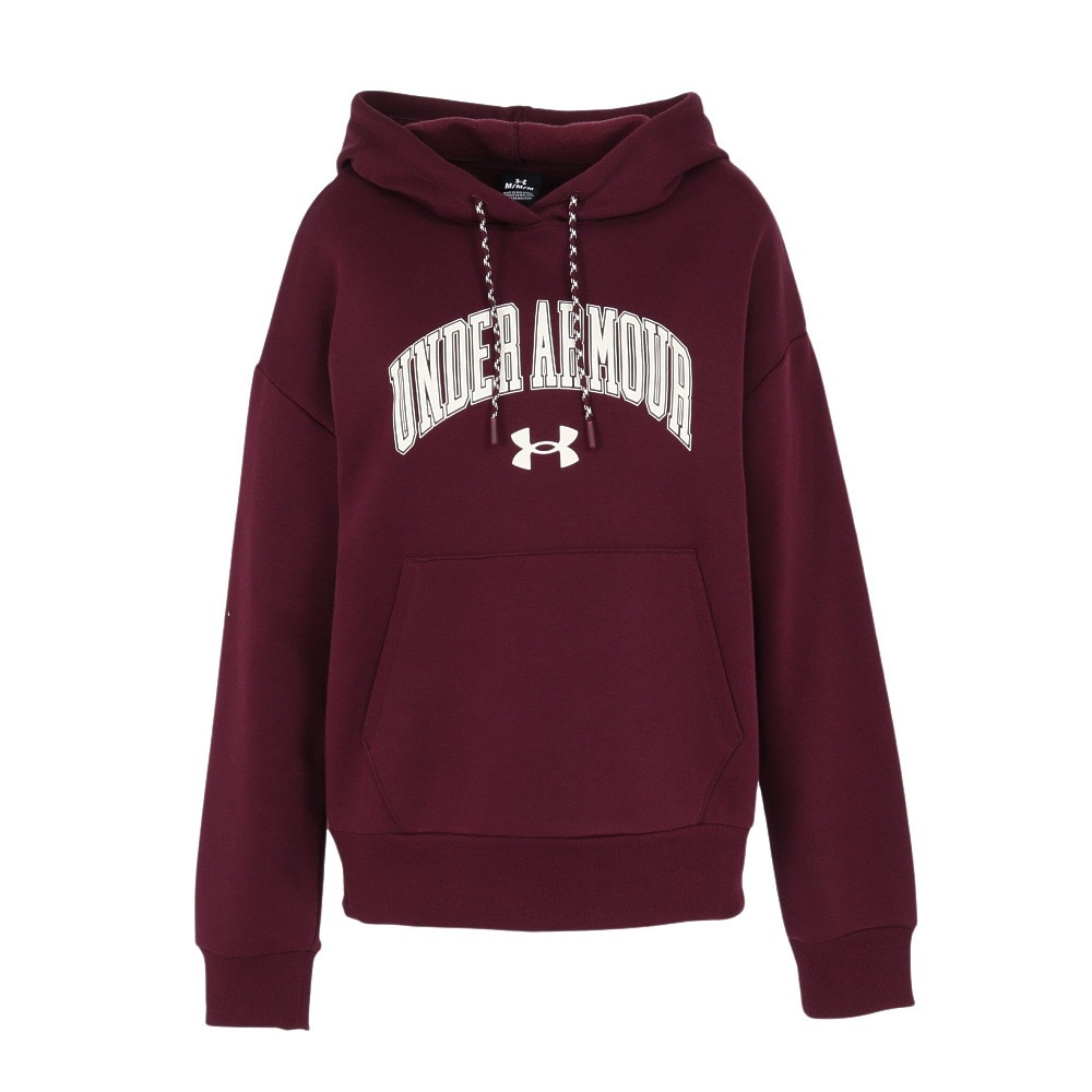 アンダーアーマー（UNDER ARMOUR）（レディース）ライバルフリース グラフィック プルオーバー フーディ 6007712 600