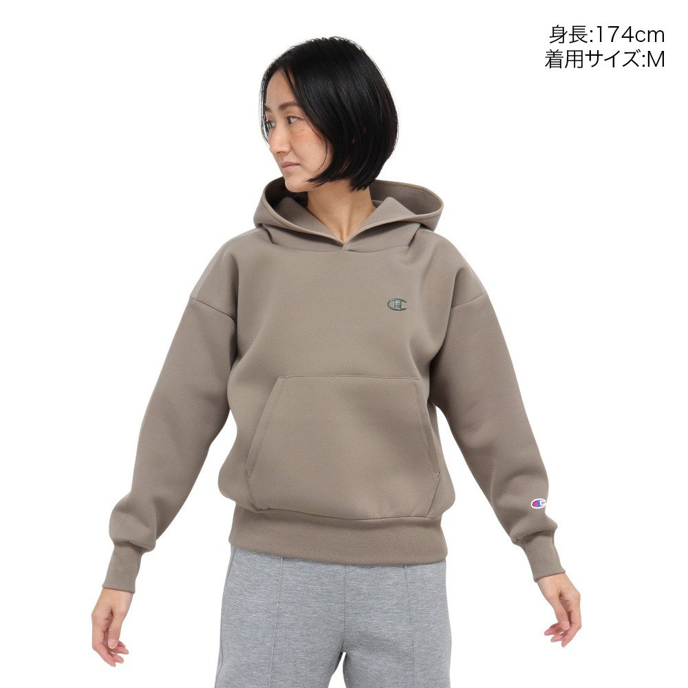 チャンピオン（CHAMPION）（レディース）テックウィーブ 3LS フーデッドスウェットシャツ CW-CS101 791
