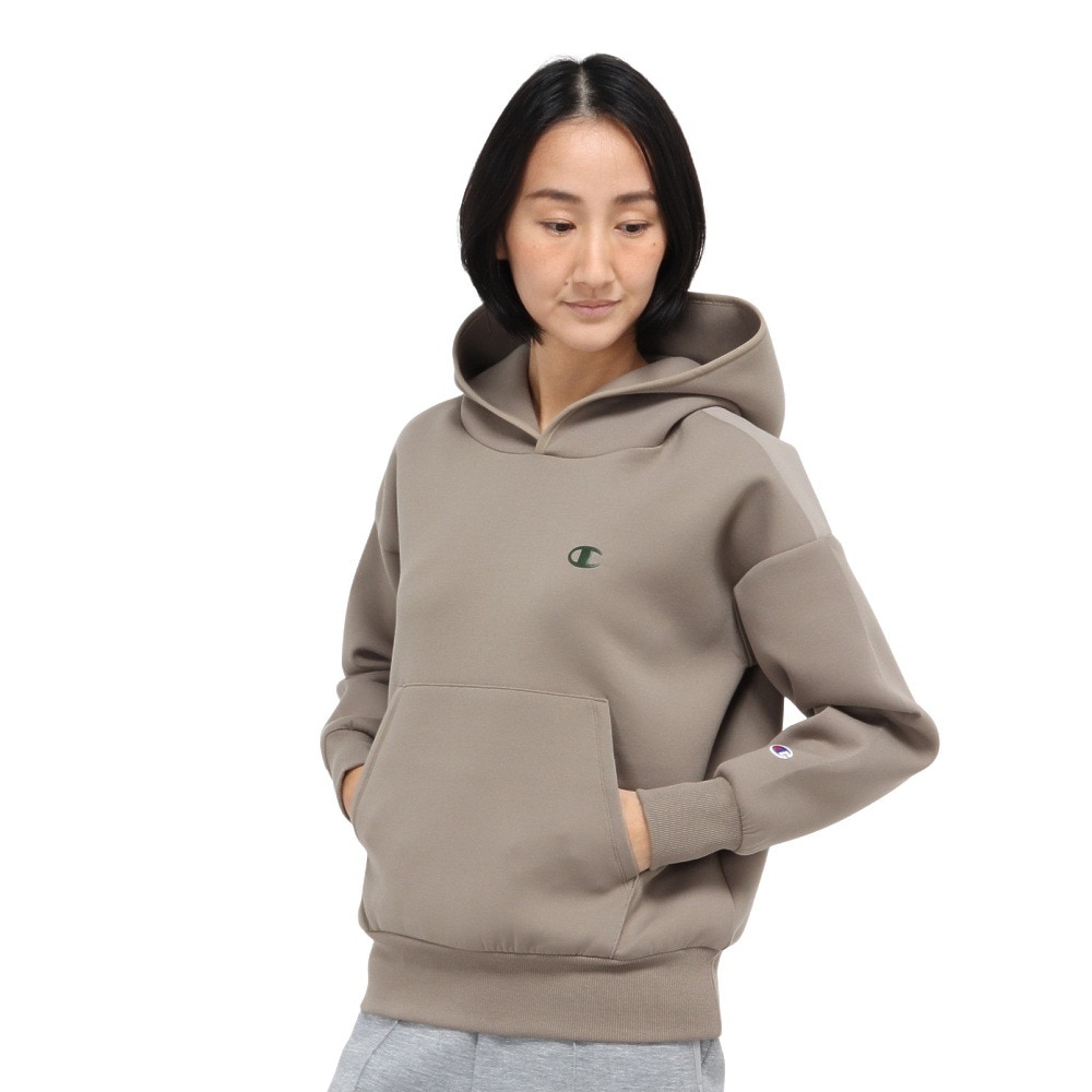 チャンピオン(CHAMPION)テックウィーブ 3LS フーデッドスウェットシャツ CW-CS101 791(Lady’s) チャンピオン（CHAMPION）（レディース）テックウィーブ 3LS