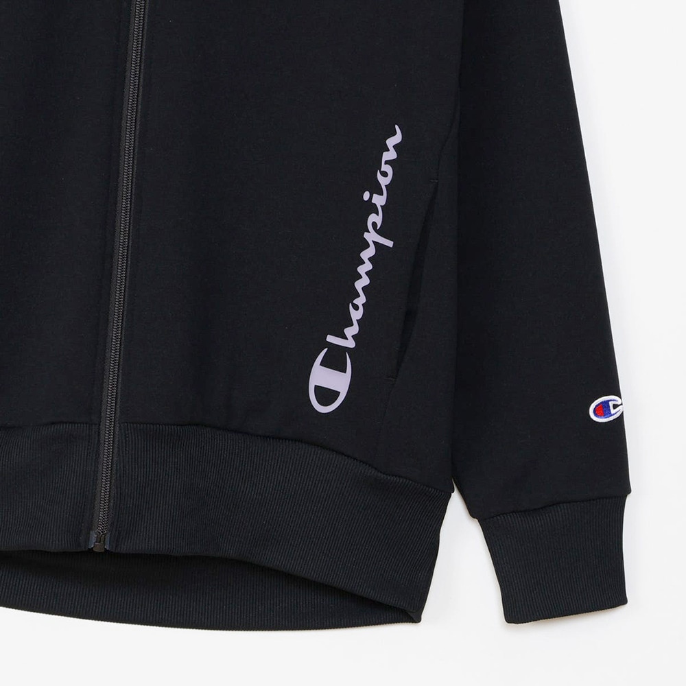 チャンピオン（CHAMPION）（レディース）テックウィーブ テリージップフーデッドスウェットシャツ CW-CS103 090