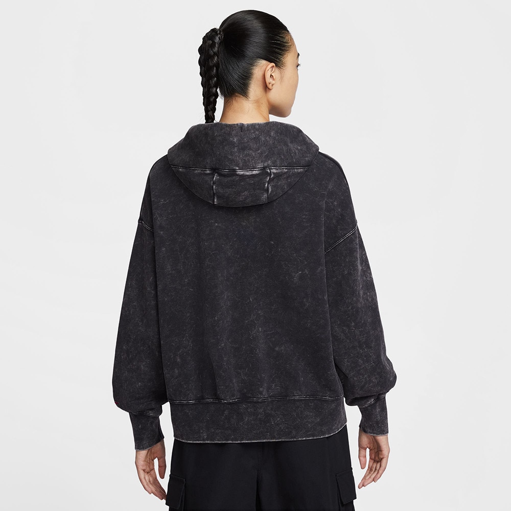 ナイキ（NIKE）（レディース）スポーツウェア オーバーサイズ プルオーバー フリース フード付きパーカー IO0489-010