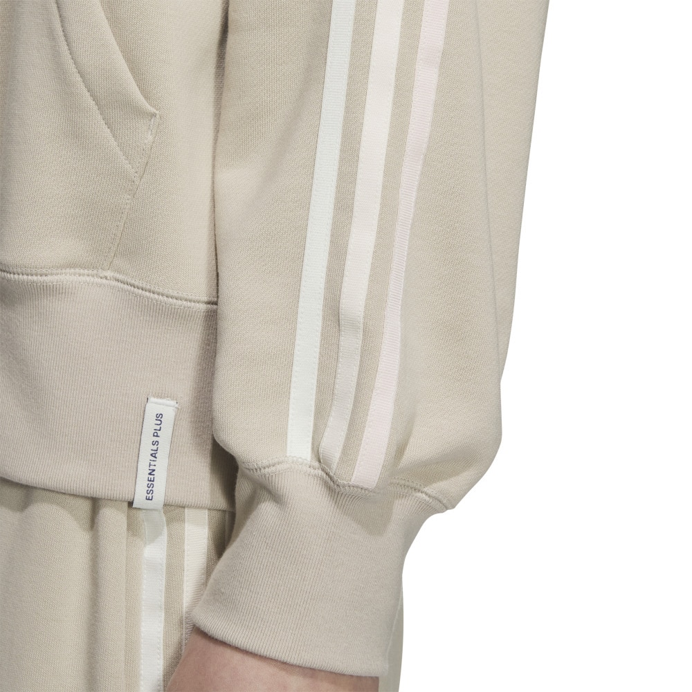 アディダス（adidas）（レディース）エッセンシャルズ プラス 3S フレンチテリーパーカー JUP40-JZ8681