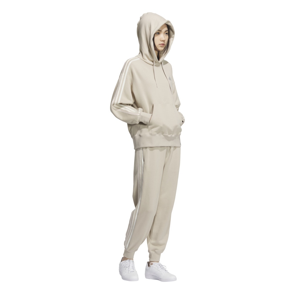 アディダス（adidas）（レディース）エッセンシャルズ プラス 3S フレンチテリーパーカー JUP40-JZ8681