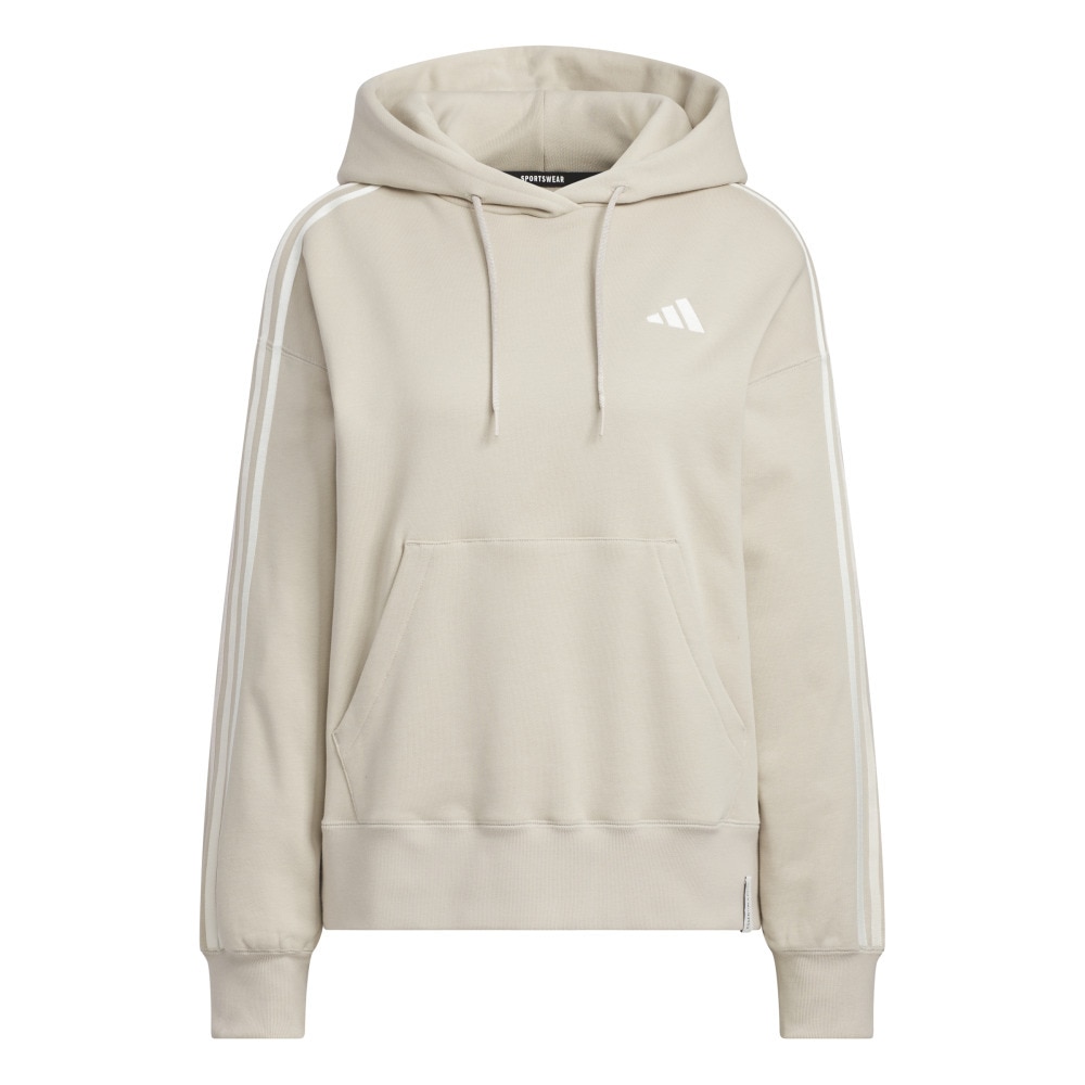 アディダス（adidas）（レディース）エッセンシャルズ プラス 3S フレンチテリーパーカー JUP40-JZ8681