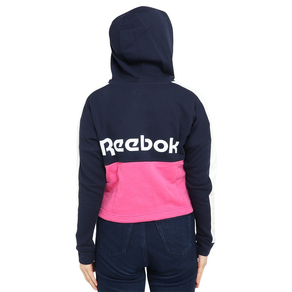 リーボック（REEBOK）（レディース）パーカー トレーニング エッセンシャルズ ロゴ フーディー IQD51-FU2205 ピンク