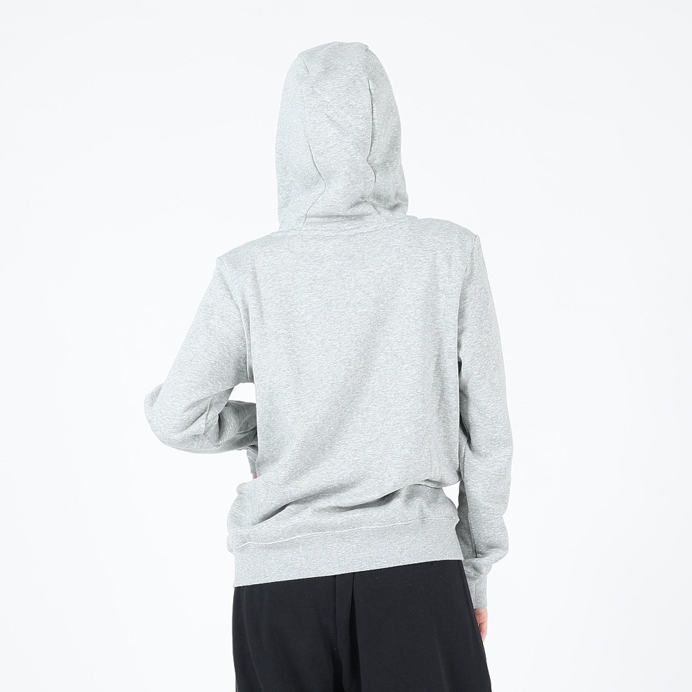 ナイキ（NIKE）（レディース）NSW クラブ フリース フルジップ長袖フーディー DQ5472-063 グレー