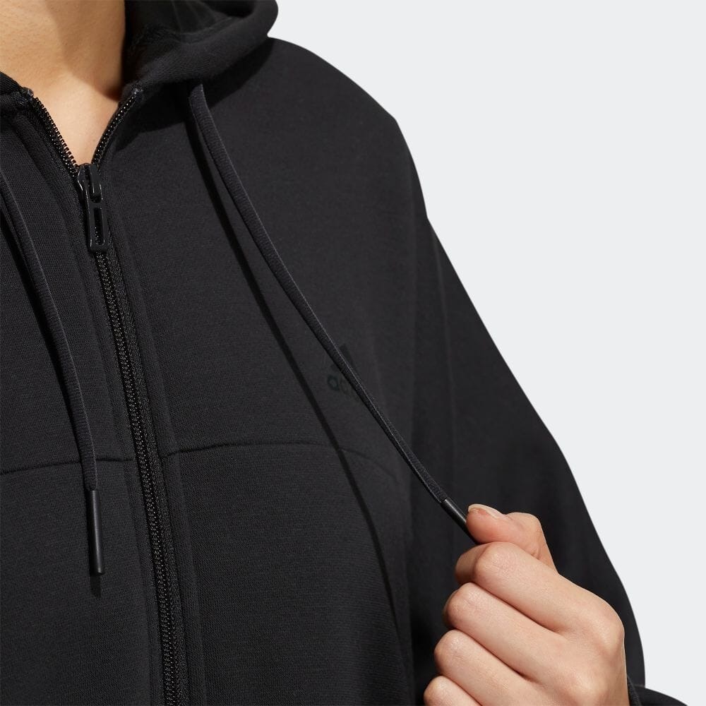 アディダス アディダス Adidas レディース ワーディング オーバーサイズフィット フリース フルジップパーカー Hf577 Hm2814 スポーツ用品はスーパースポーツゼビオ