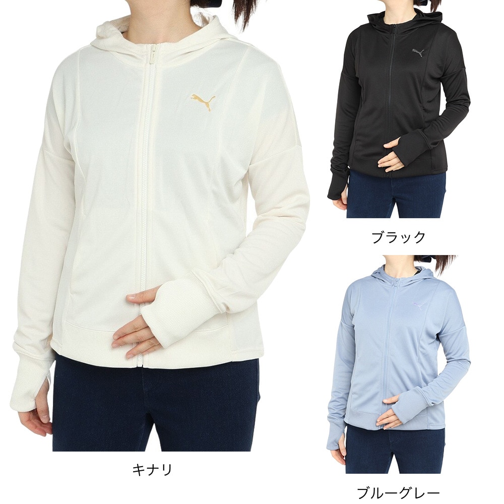 プーマ（PUMA）（レディース）フルジップ フーテッド ジャケット 674933 65 KNR