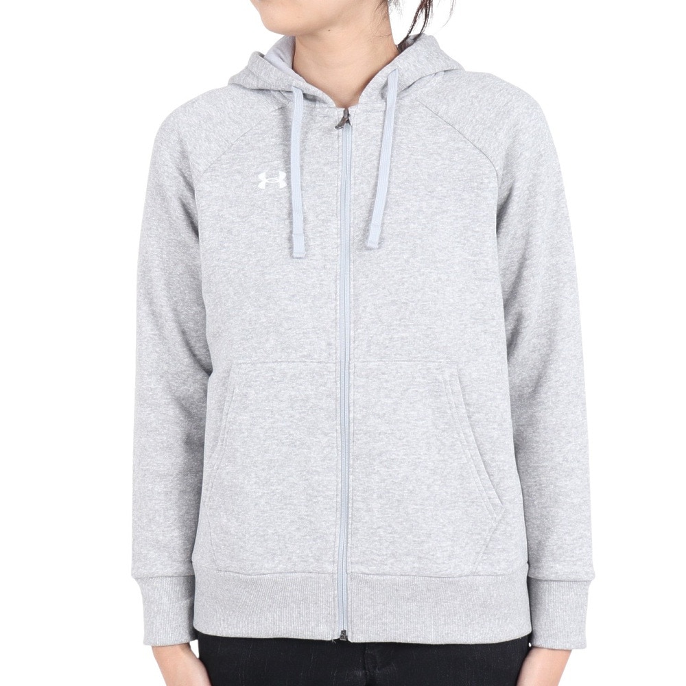 アンダーアーマー（UNDER ARMOUR）（レディース）パーカー レディース ライバルフリース フルジップ フーディー 1379497 012