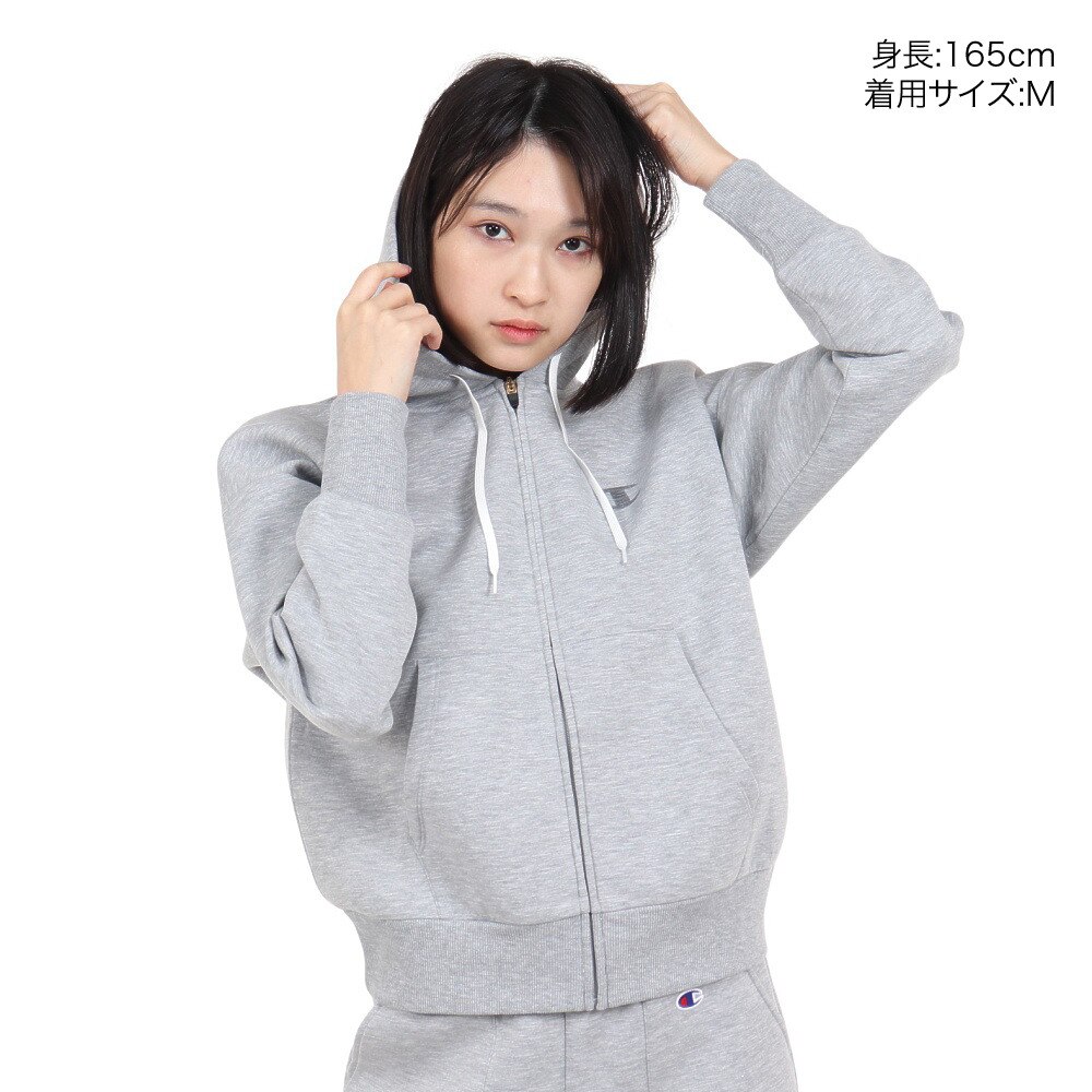 チャンピオン（CHAMPION）（レディース）テックウィーブ 3LS ジップフーデッドスウェット CW-YS101 070