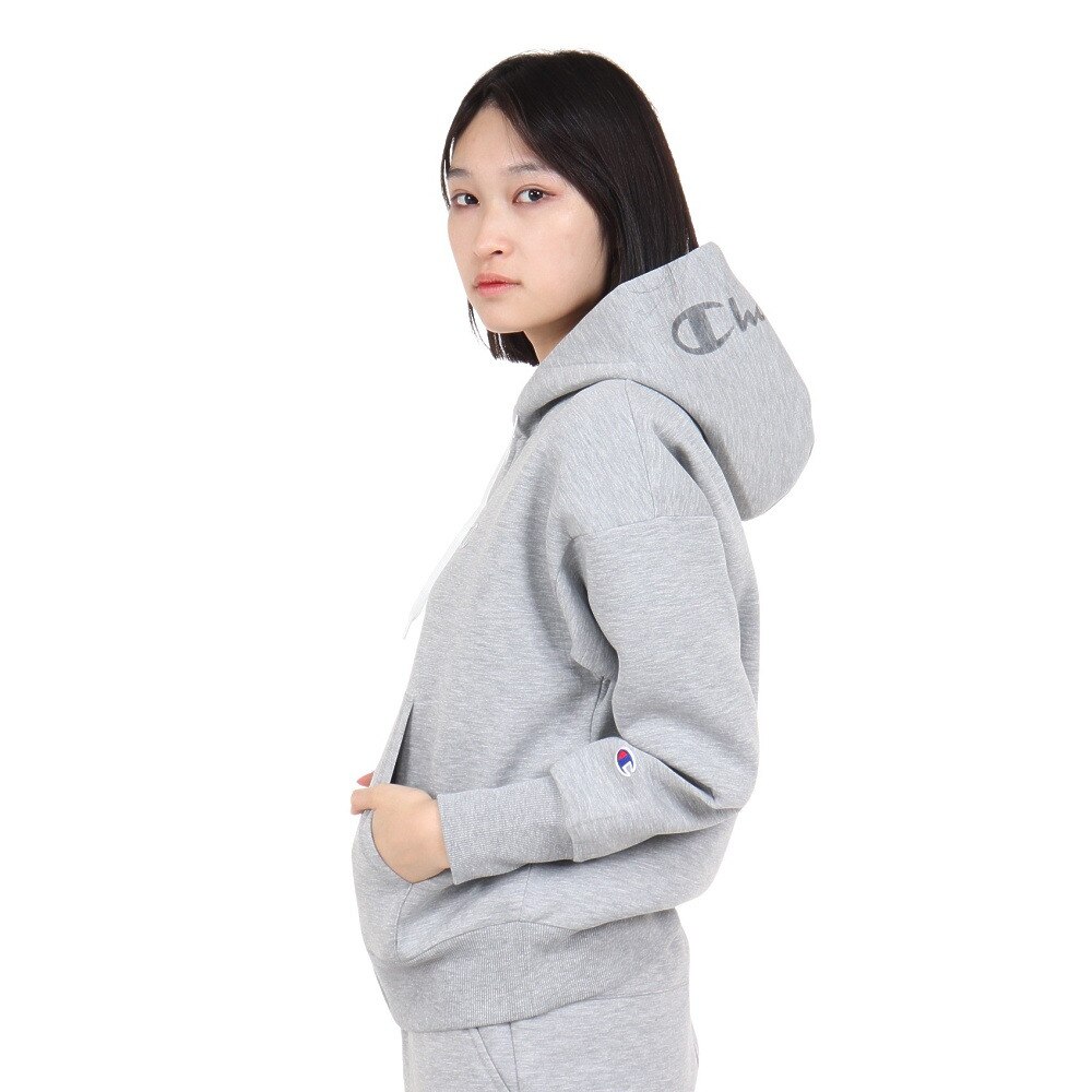 チャンピオン（CHAMPION）（レディース）テックウィーブ 3LS ジップフーデッドスウェット CW-YS101 070