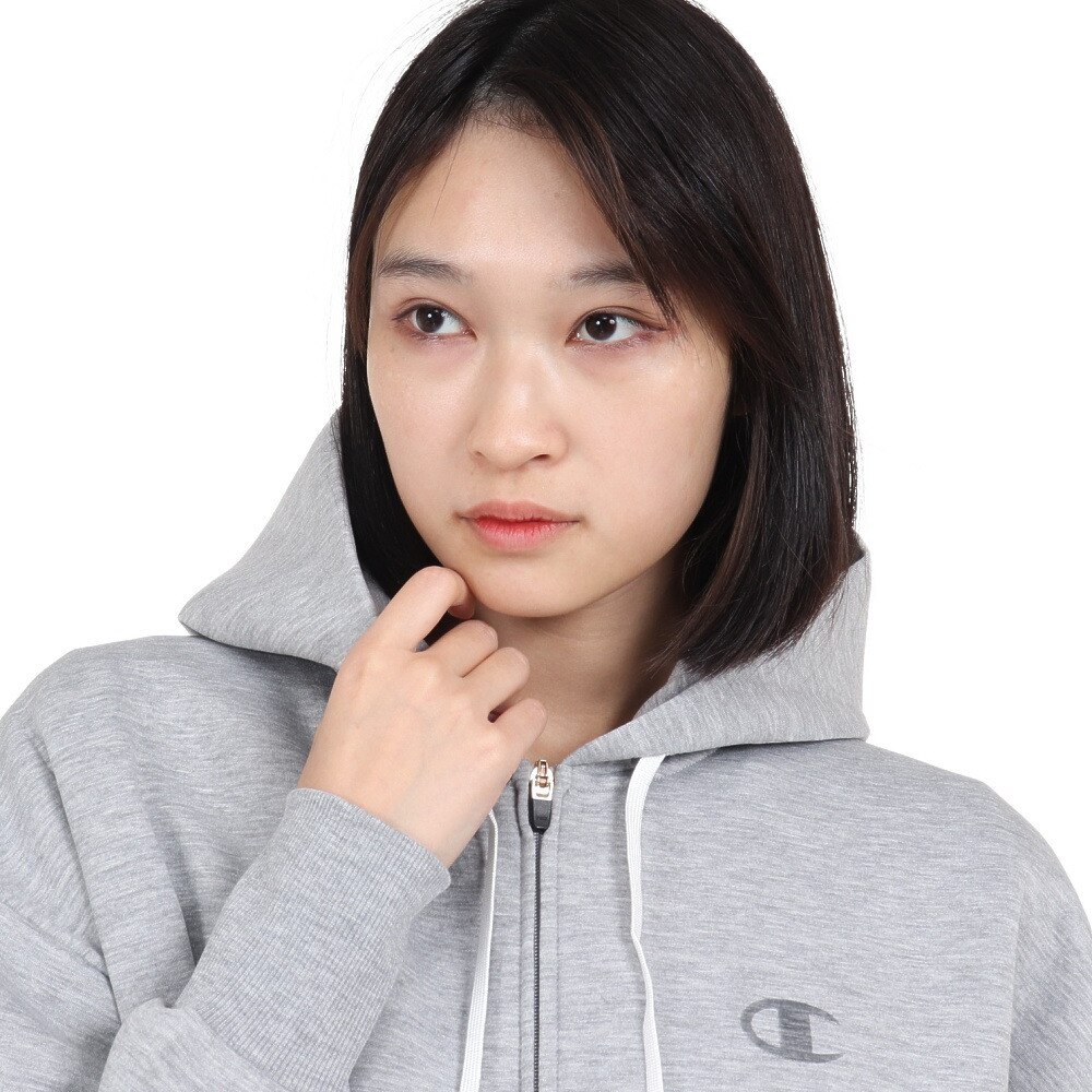 チャンピオン（CHAMPION）（レディース）テックウィーブ 3LS ジップフーデッドスウェット CW-YS101 070