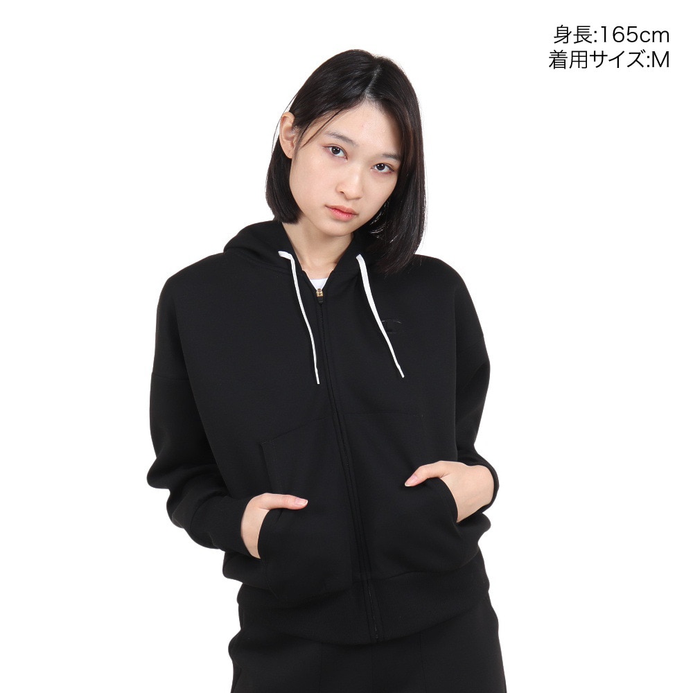 チャンピオン（CHAMPION）（レディース）テックウィーブ 3LS ジップフーデッドスウェット CW-YS101 090