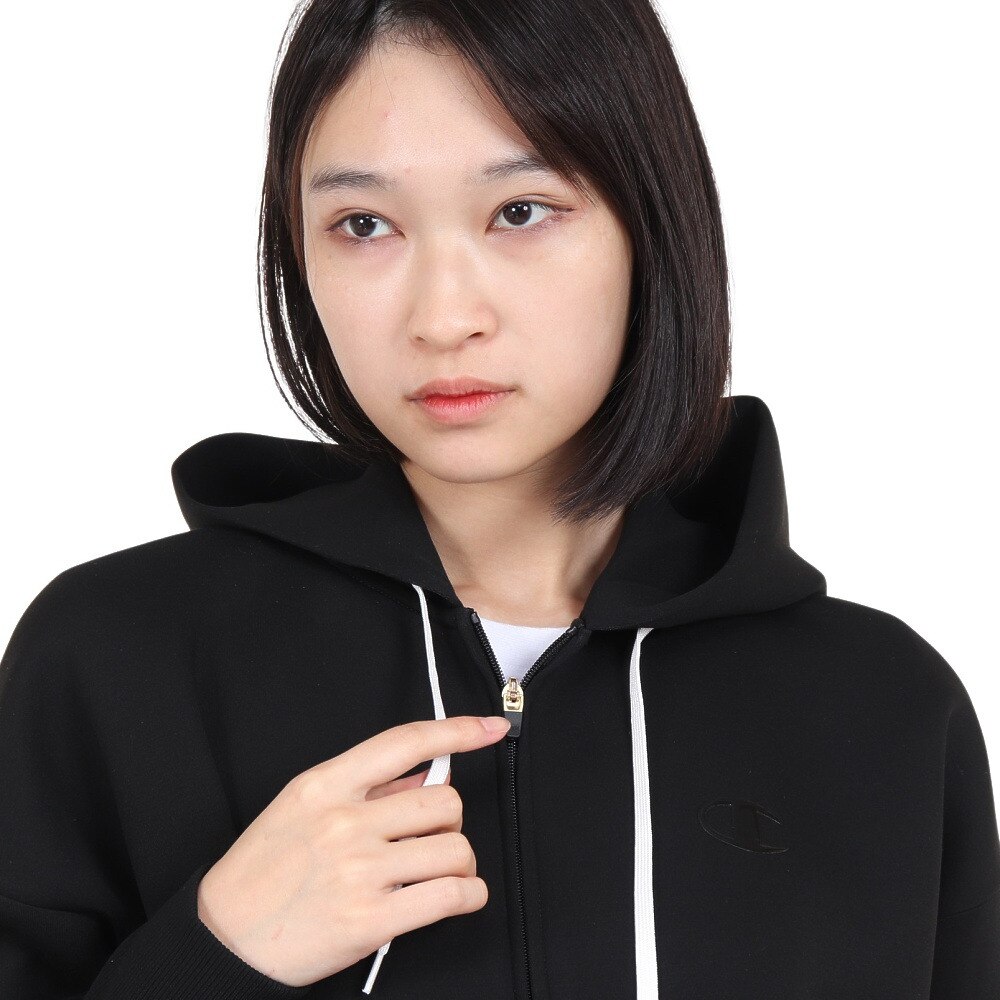 チャンピオン（CHAMPION）（レディース）テックウィーブ 3LS ジップフーデッドスウェット CW-YS101 090