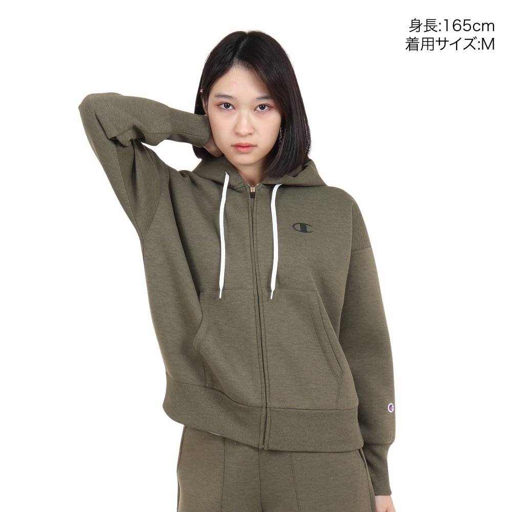 チャンピオン（CHAMPION）（レディース）テックウィーブ 3LS ジップフーデッドスウェット CW-YS101 622