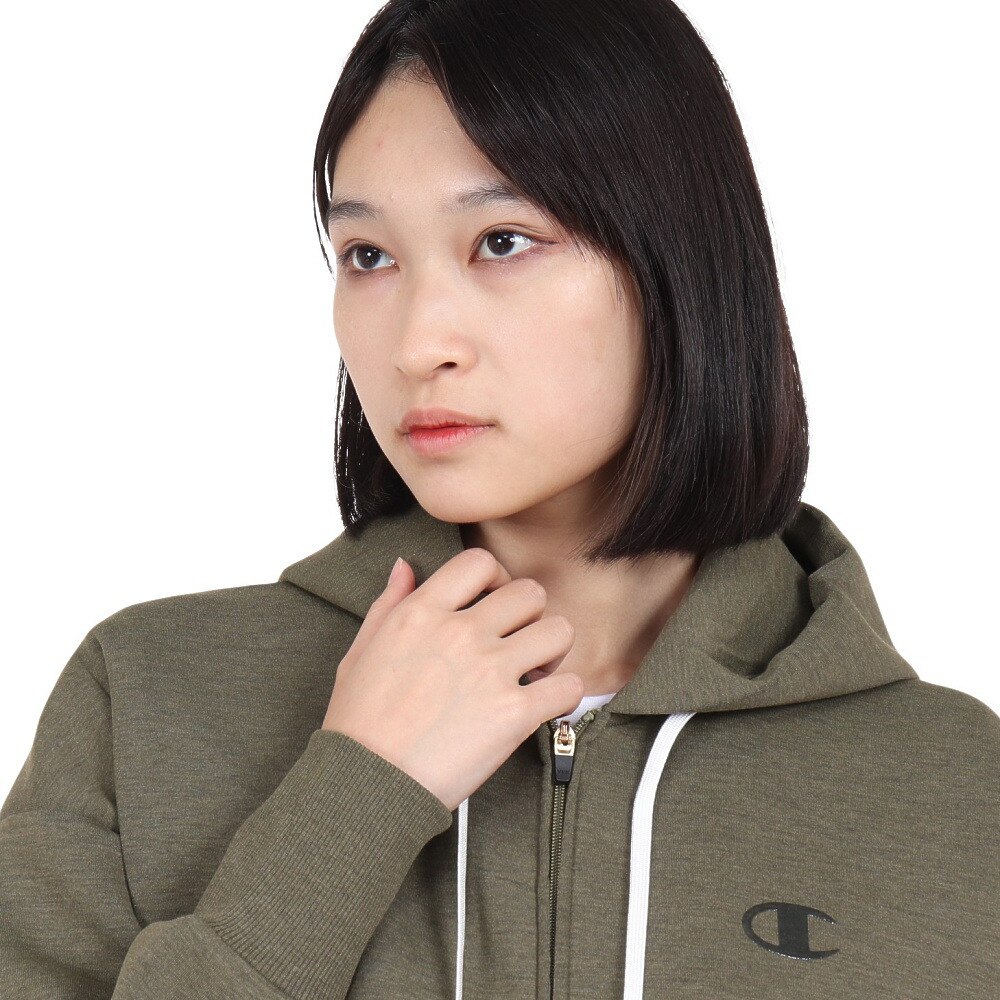 チャンピオン（CHAMPION）（レディース）テックウィーブ 3LS ジップフーデッドスウェット CW-YS101 622