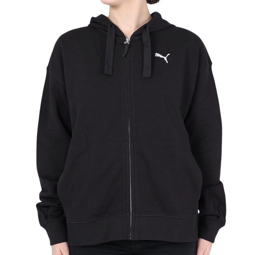 プーマ（PUMA）（レディース）ジャケット レディース HER フーデッドジャケット TR 678405 01 BLK