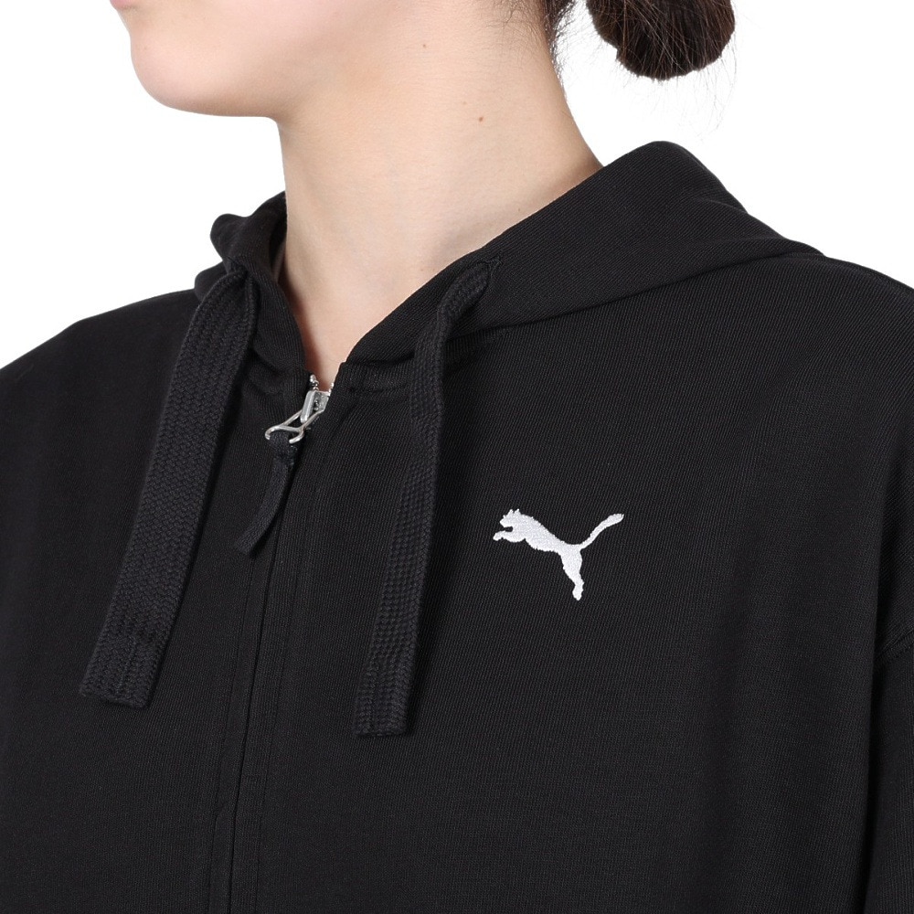 プーマ（PUMA）（レディース）ジャケット レディース HER フーデッドジャケット TR 678405 01 BLK