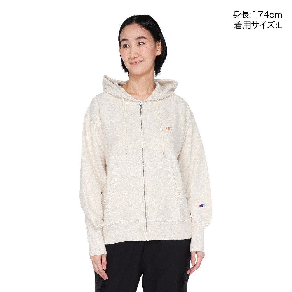 チャンピオン-ヘリテイジ（CHAMPION-HERITAGE）（レディース）パーカー レディース ジップ フーデッド スウェットシャツ CW-Y111 810