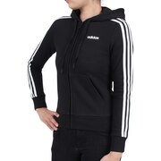 アディダス(adidas)(レディース)エッセンシャルズ 3ストライプス フリースパーカー FRV07-DP2412/EI0683