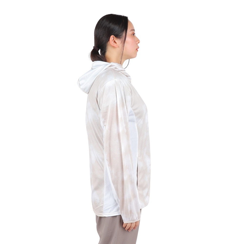 ジローム（GIRAUDM）（レディース）UV PTMESH フルジップ フーディージャケット SW4S0048-TR861-GRSD BEG