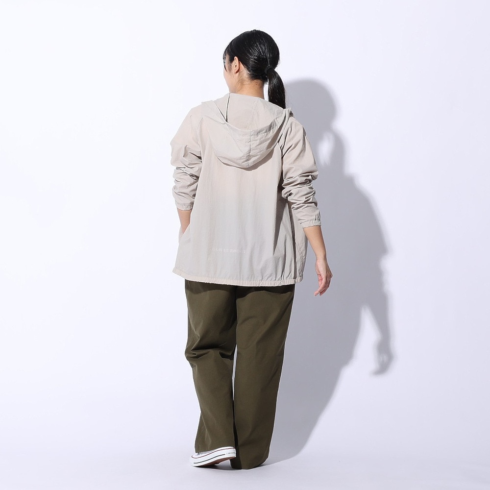 ジローム（GIRAUDM）（レディース）UV WOVEN フルジップ フーディ SW4S0090-TR861-GRTJ BEG