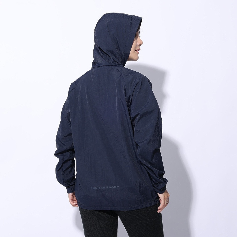 ジローム（GIRAUDM）（レディース）UV WOVEN フルジップ フーディ SW4S0090-TR861-GRTJ NVY