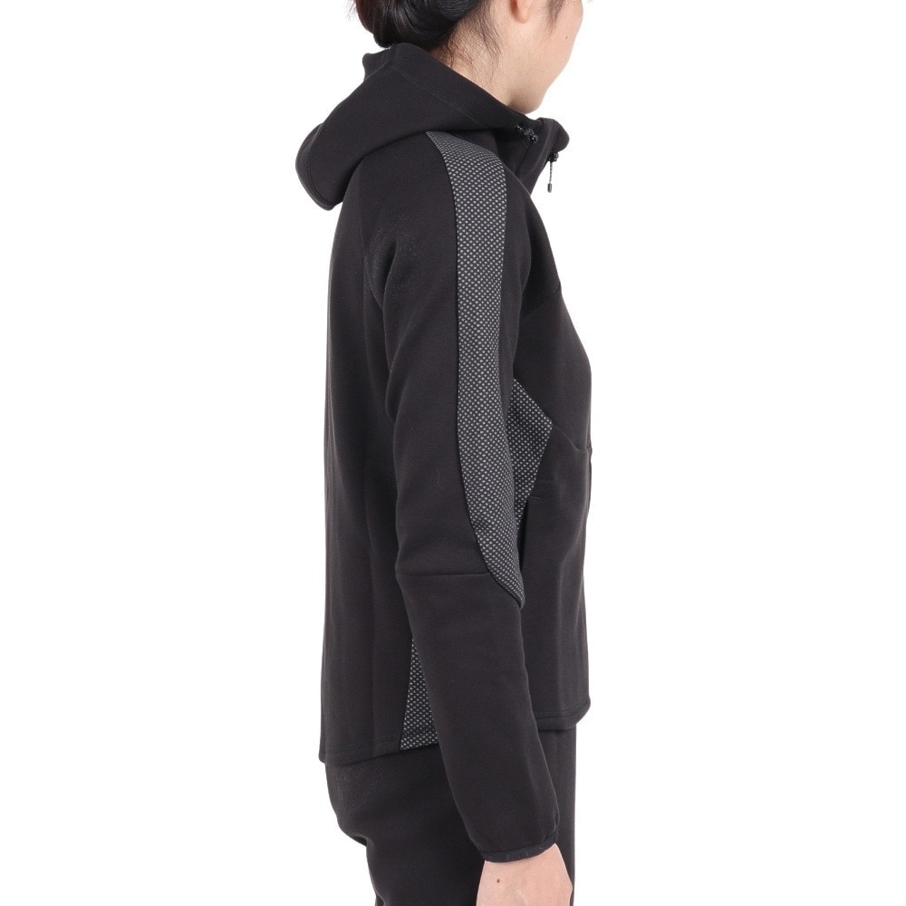プーマ（PUMA）（レディース）パーカー レディース EVOSTRIPE フーデッド ジャケット 678388 01 BLK