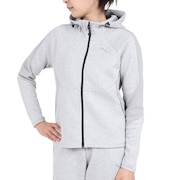 (レディース)パーカー レディース EVOSTRIPE フーデッド ジャケット 678388 04 LGRY