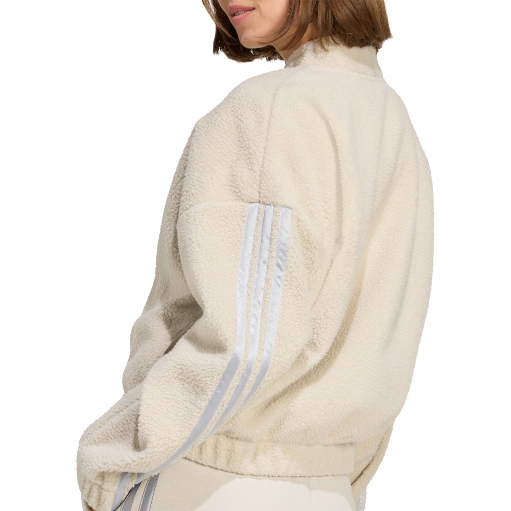 アディダス(adidas)ホリデー ハイパイル フリース フルジップ トラックトップ JVI84-JM1894(Lady’s) アディダス（adidas）（レディース）ホリデー ハイパイル フリース