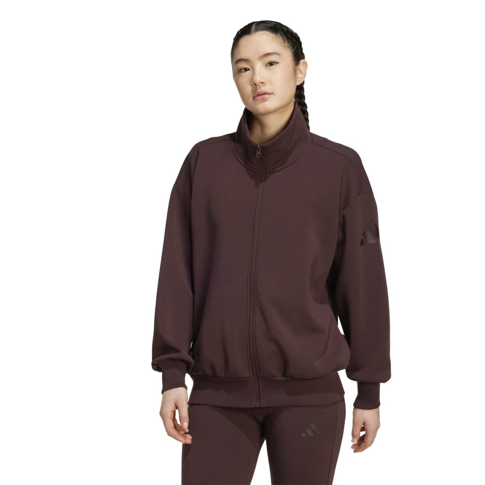 アディダス（adidas）（レディース）ソフト ラグジュアリー ルーズ フルジップ KLI09-JW7407