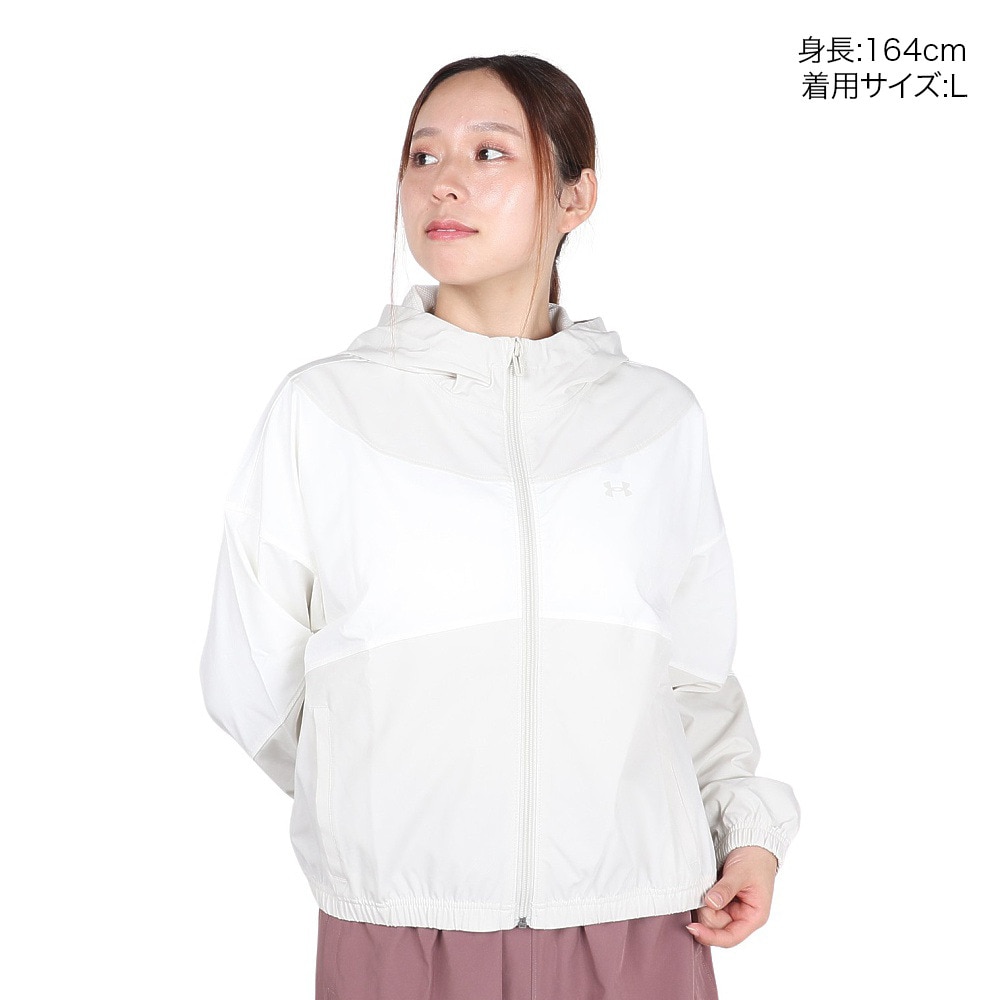 アンダーアーマー（UNDER ARMOUR）（レディース）ライバル ウーブン ジャケット フーディー 6004849 110